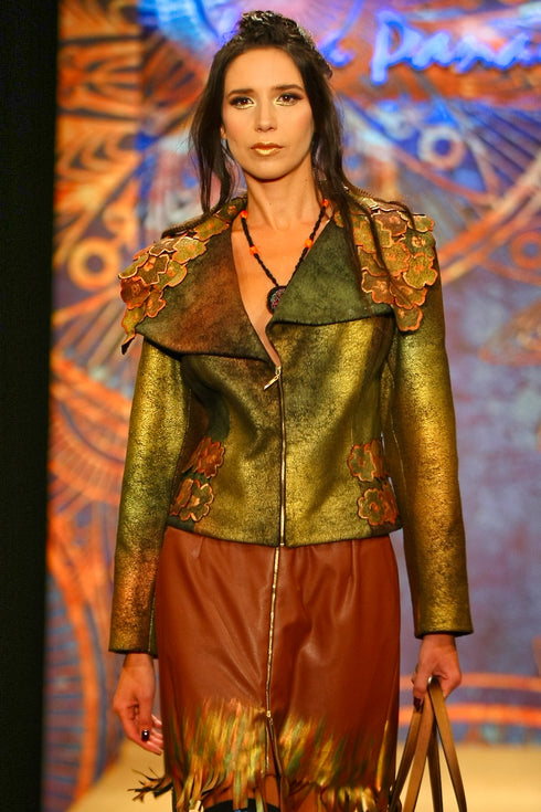 Jacheta piele ecologica 2315